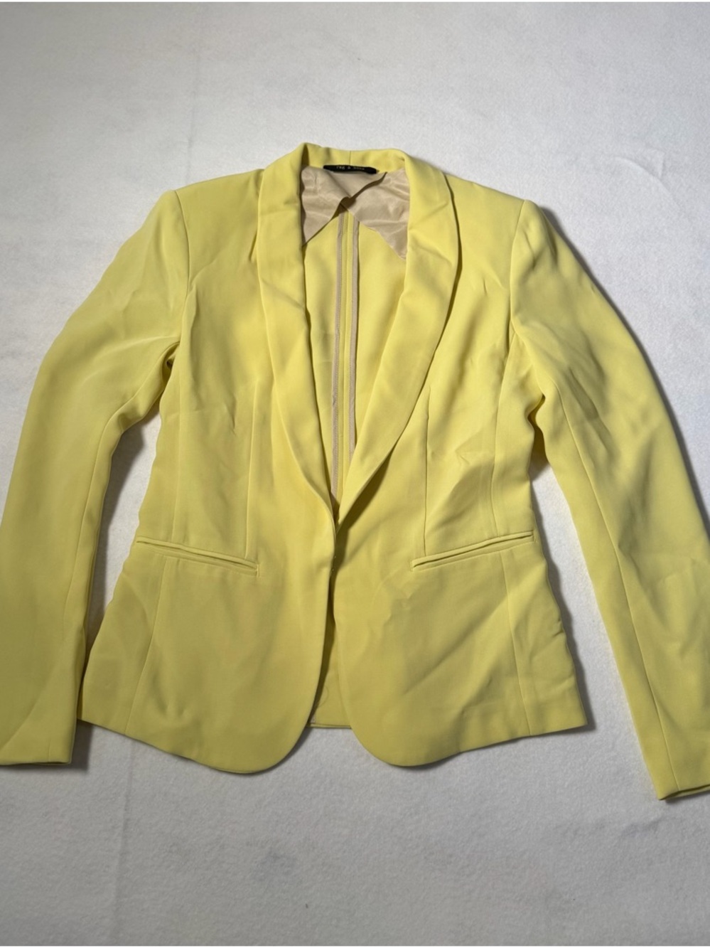 rag & bone Lemon Yellow Tailored Blazer
